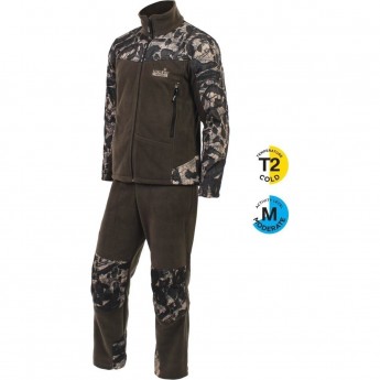 Костюм флисовый NORFIN BERINGS CAMO GREEN 01 Р.s