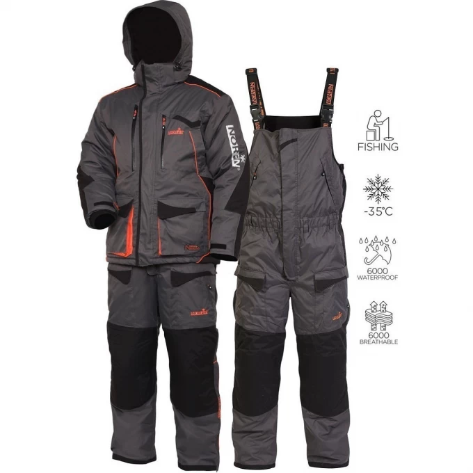 Костюм зимний NORFIN DISCOVERY GRAY 03 Р.l 451103-L